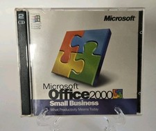 Microsoft Office 2000 Small Business Edition Retail  CD Key Included Vintage picture