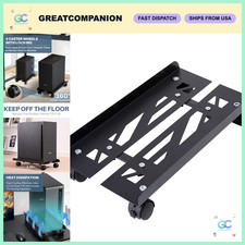Adjustable Metal Computer Tower Stand - Universal Fit for Most PCs, Space-Saving picture