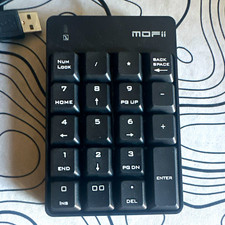 MOFii SK-051 USB Wired Numeric Keypad Black English, Backspace/Num Lock picture
