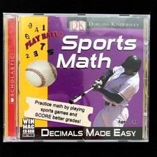 Sports Math: Decimals Made Easy Dorling Kindersley PC CD-ROM Age 8-11 picture