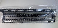 iWillink 48 Port Cat6 RJ45 Pass Through Patch Panel 19” Rack Mount 2U 10Gbps picture