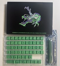 KAT Cyberspace Alpha Dayglow Keycap Set by Keyreative Mechanical Keyboard New picture