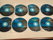 FRENCH INSTANT IMMERSION Learn The Language 8 CD Set TOPICS discs only picture