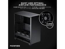 Phanteks XT Pro Silent, Mid-Tower Gaming Chassis, 3x M25-120 Black Fans picture