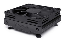 CPU Cooler Low Profile Quiet 37mm Height Chromax Black for LGA1700 LGA1851 ITX picture