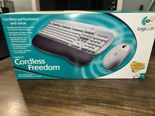 Logitech Cordless Freedom Optical Wireless Keyboard With Mouse - BRAND NEW picture