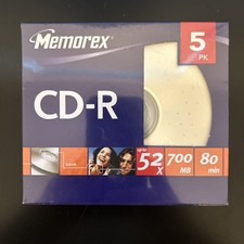 Memorex CD-R Recordable 52X 700MB/80Min 5PK. picture
