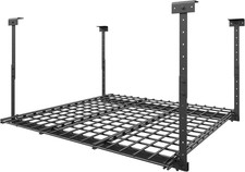 Garage Ceiling Storage Rack 45x45 Inches Heavy Duty Steel 250 lbs Capacity picture