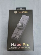 Keychron Nape Pro NP-2 Wireless Trackball Mouse Black Bluetooth JP Excellent picture