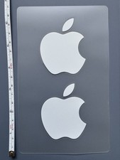 Authentic Apple White Logo Sticker Decal Large picture
