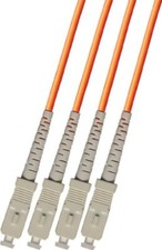 30M Outdoor Multimode 4 Strand Fiber Optic Cable 62.5/125 SC Patch Cable Network picture