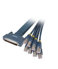 CISCO 8 Lead 68 Pin to 8 Male RJ-45 Male Cable CAB-OCTAL-ASYNC 72-0845-01 picture