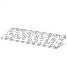 Jelly Comb K015G Multi-Device Keyboard white and silver picture