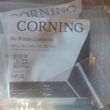 Corning NPC+ No Polish SC/APC-SC/APC Fiber Connector NPCP-SCA-48 Green/Black picture