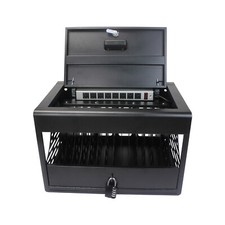 16-Device Charging Station Charger Laptop Hood Storage Locking Charging Cabinet picture