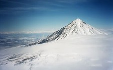 Landscape snow mountains snowy peak Custom Gaming Mat Desk picture