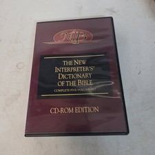 New Interpreter’s Dictionary Of The Bible Complete 5 Vol Set CD-ROM/PC  picture