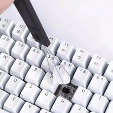2-in-1 Mechanical Keyboard Keycap Puller Switch Remover Steel Wire Tool Kit, 1pc picture
