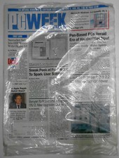 PC Week, October 8, 1990. New, sealed. Pen-based PCs; Foxpro 2.0, etc. picture