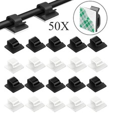 Self Adhesive Car Cable Clamp Clips Wiring Line Management Accessories picture