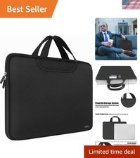 Versatile Black 15.6 Inch Laptop Sleeve: Protection with Extra Storage Space picture