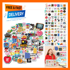 Math Stickers Bulk 200 Pieces Creative Vinyl Decals for Students Teachers Teens picture