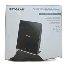 NETGEAR C6250 AC1600 WiFi Cable Modem Router DOCSIS 3.0 Dual Band w Box Tested picture