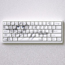 Anime Keycap Set 60-68 percent keyboard size picture