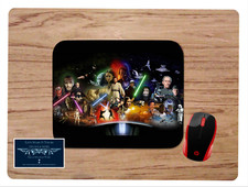 STAR WARS MOVIE COLLAGE PC DESK MAT MOUSE PAD HOME OFFICE SCHOOL GAMING GIFT  picture