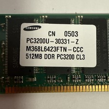 Samsung 512 MB DIMM DDR Memory (M368L6523CUS-CCC) picture
