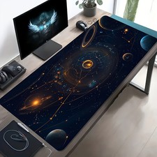 1pc Large-sized Esports Gaming Mouse Pad with Interstellar Orbit Planetary Tec picture
