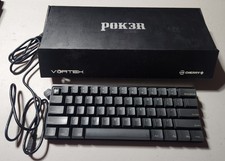 VORTEX POK3R Black Keyboard Model VTG-6100-Tested Working Computer Gaming Black picture