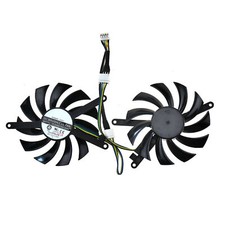 Pair Fans Cooler Fan For EVGA GTX 560Ti PLD08010S12HH 74mm Graphics Card picture