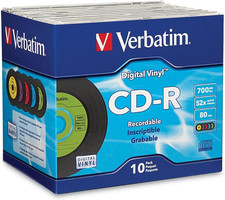 CD-R Blank Discs 700MB 80Min 52X Recordable Disc for Data and Music with Digital picture