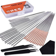 SIQUK 33 Pcs 3D Printer Nozzle Cleaning Tools Kit 30 0.15mm, 0.25mm,...  picture