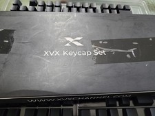 XVX PBT Gradient Blac Keycaps - Side Printed, Double Shot Shine Through,146 Keys picture