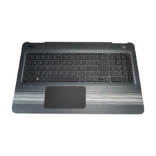 For HP Pavilion 15-AU 15-AW Palmrest Backlit Keyboard Touchpad 856035-001 Black picture
