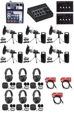 Soundcraft 6-Person Podcast Podcasting Recording Kit w/Mics+Stands+Headphones picture