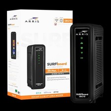 ARRIS SURFboard SBG10 DOCSIS 3.0 16x4 Gigabit Cable Modem & AC1600 Wi-Fi Router picture
