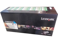 Lexmark C782X4CG Cyan Extra High Yield Toner Cartridge 15k Genuine OEM picture