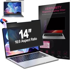 14 Inch Magnetic Privacy Screen for Laptops, Removable Anti-Glare Shield picture