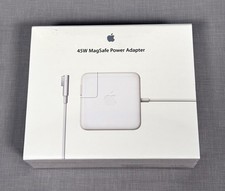 Genuine Apple OEM 45W MagSafe 1 MacBook Air Charger A1374 MC747LL/A Sealed New picture
