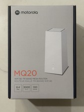 Open box: Motorola MQ20 WiFi 6E Tri-Band 8.4 Gbps Speed  Router with Easy Mesh  picture