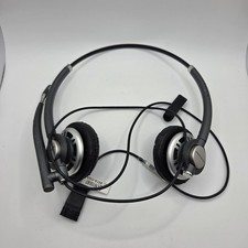 Plantronics Encore Pro 720 Wired Dual Ear Headset Model HW720 Black w/Bag picture