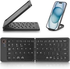 Mini Foldable KeyBoard Portable Bluetooth Wireless for iOS iPhone Andorid Phone picture