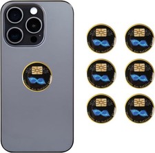 8pcs EMF Stickers Blocker Cell Phone Protector Neutralizer Black Blue Gold  picture