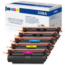 Toner Compatible with HP 508A CF360A Color LaserJet M552dn M553dn MFP M577 LOT picture
