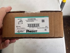 Panduit NetKey NK688MBL Cat6 Punchdown Jack Module Black 50 Piece New picture