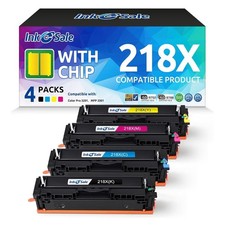 218X Toner Cartridge w/chip 4-Pack Color Set Compatible for HP 218X 218A picture