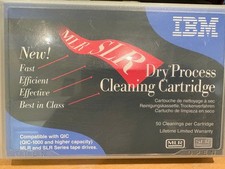 IBM DRY PROCESSCLEANING CARTRIDGE FOR IBM QIC-1000 OR HIGHER TAPE DRIVES 35L0844 picture